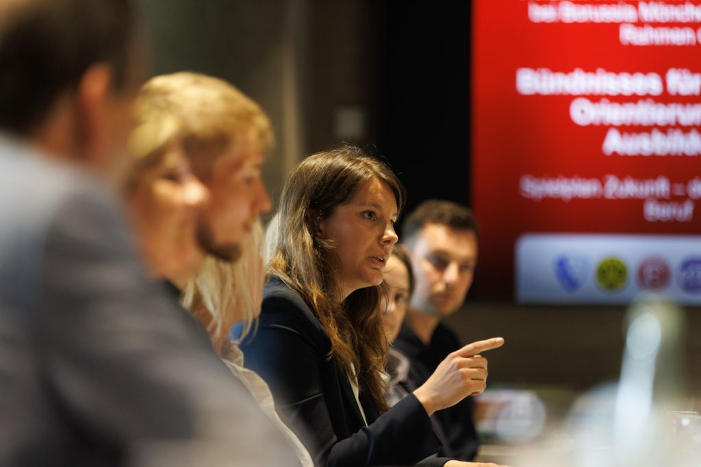 Stadiontalk Berufliche Orientierung am 02.05.2025 im Borussia Park.