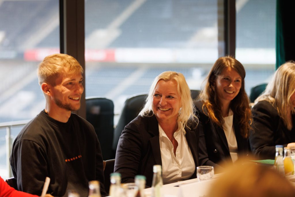 Stadiontalk Berufliche Orientierung am 02.05.2025 im Borussia Park.