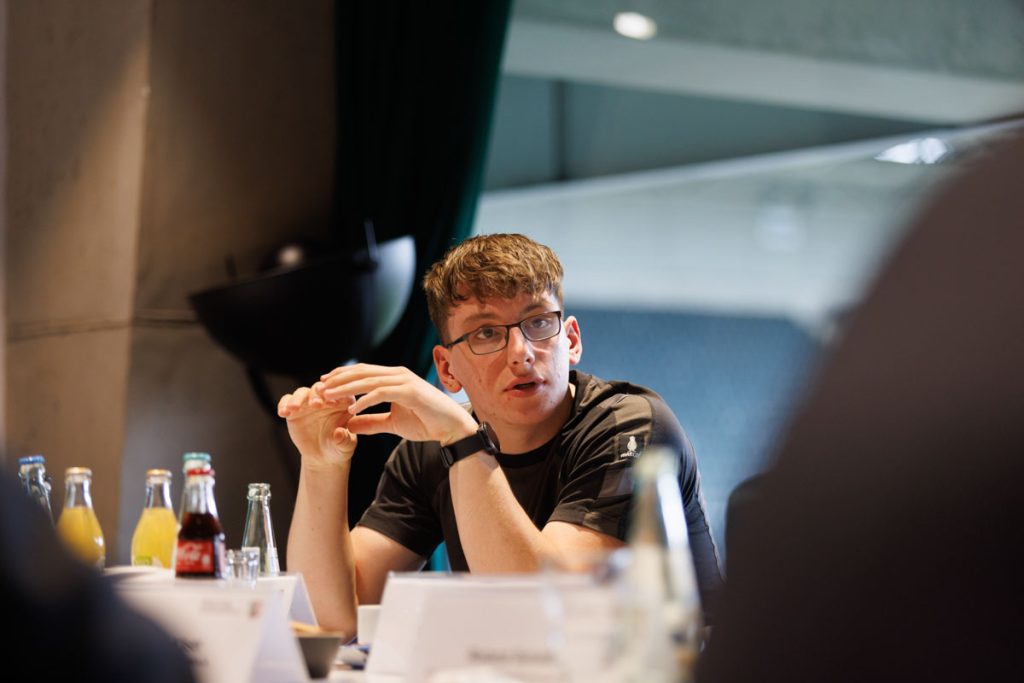 Stadiontalk Berufliche Orientierung am 02.05.2025 im Borussia Park.