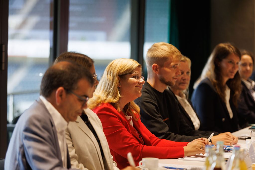 Stadiontalk Berufliche Orientierung am 02.05.2025 im Borussia Park.