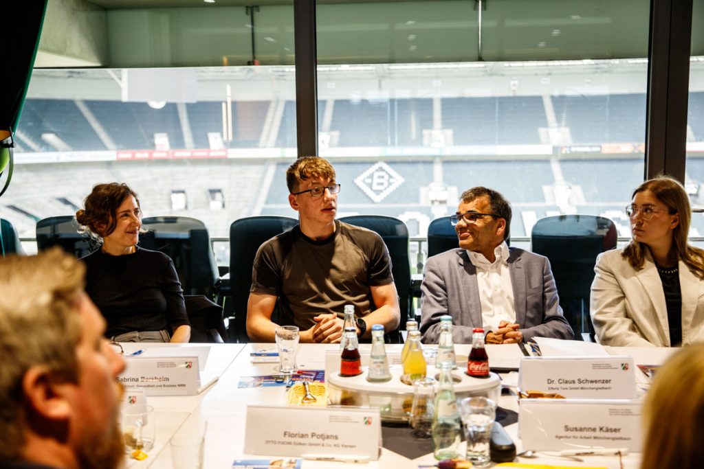 Stadiontalk Berufliche Orientierung am 02.05.2025 im Borussia Park.